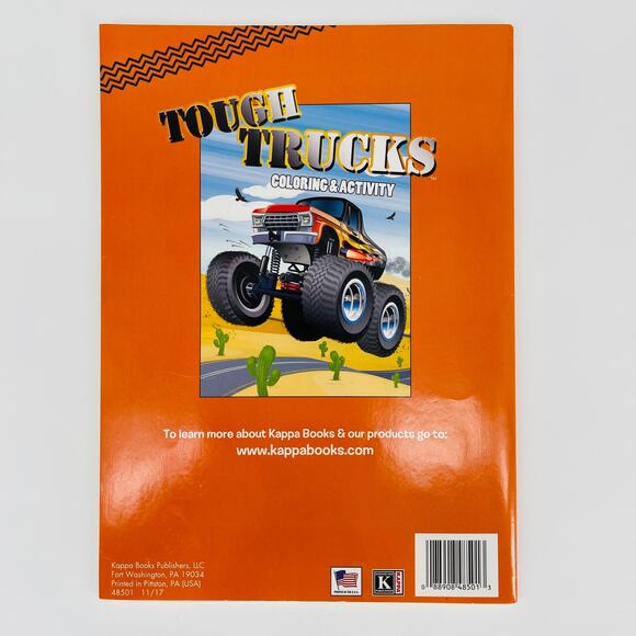 Tough Trucks Coloring & Activity Book - New / Unused - Picture 8 of 13
